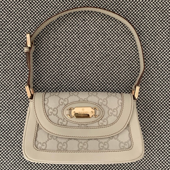 Gucci Logo Leather Mini Bag Vintage - Picture 1 of 8